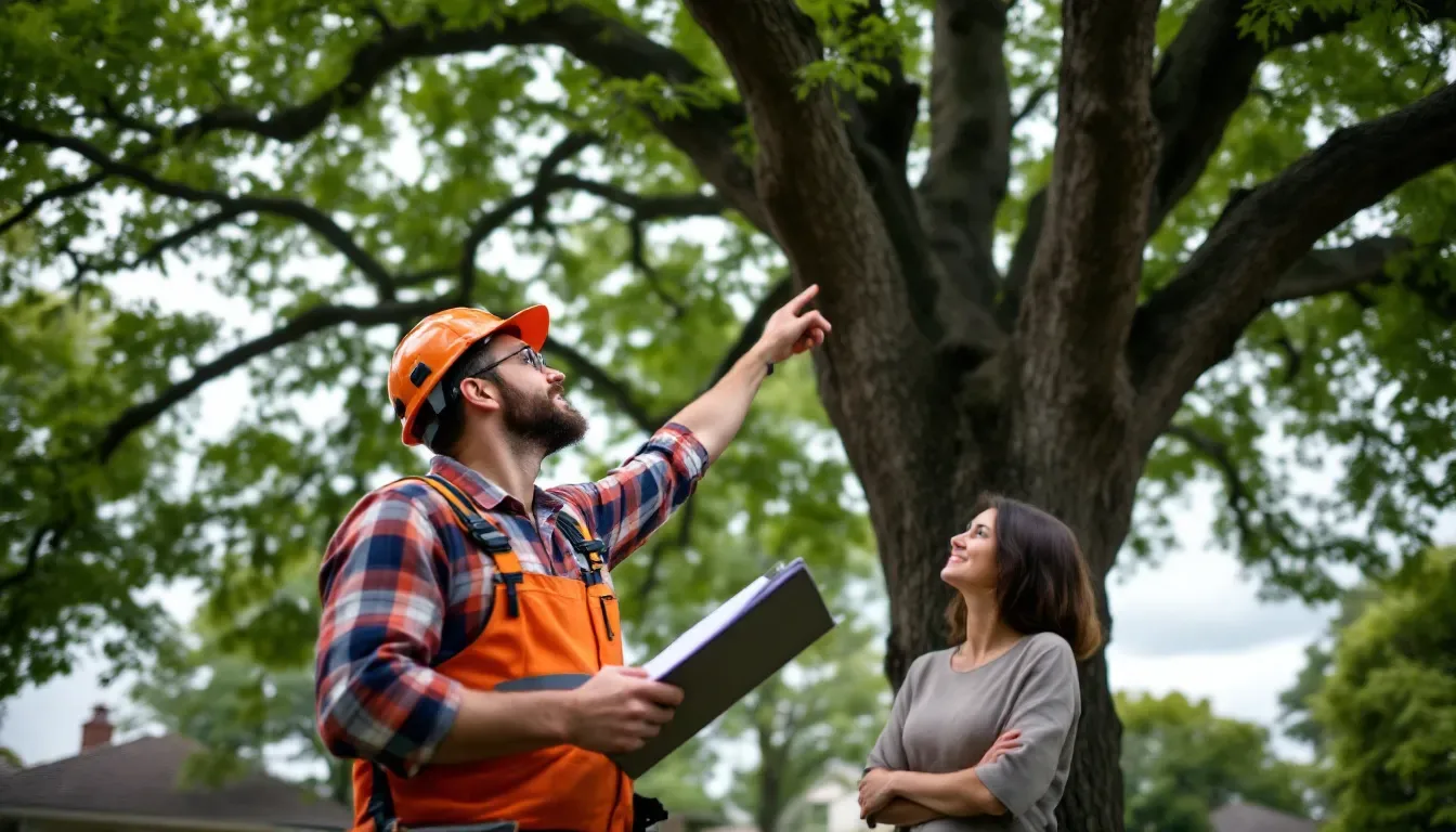 Tree Trimming inspection in Greenville