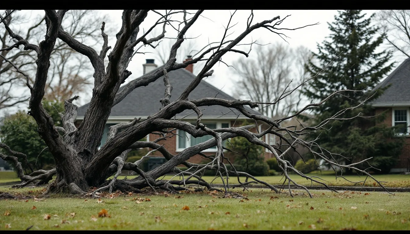 Dead Branches Dropping on Roof or Yard