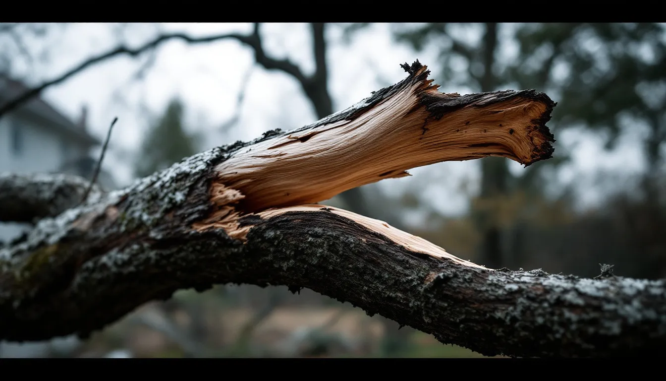 Storm-Damaged Tree Limbs